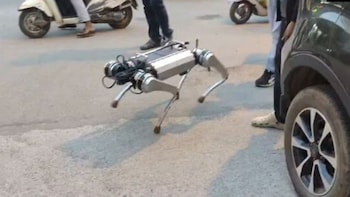 Not Galgotia University's 'Orion' But Param, 'India's Most Powerful Indigenous Robot Dog', Goes Viral Amid AI Summit Row