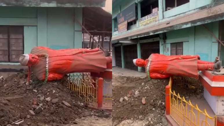 'Like Mujibur Rahman': Congress After Nehru Statue Pulled Down In Assam