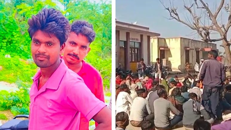भीलवाड़ा के युवक की महाराष्ट्र में संदिग्ध मौत, हत्या की आशंका को लेकर थाने के बाहर हंगामा