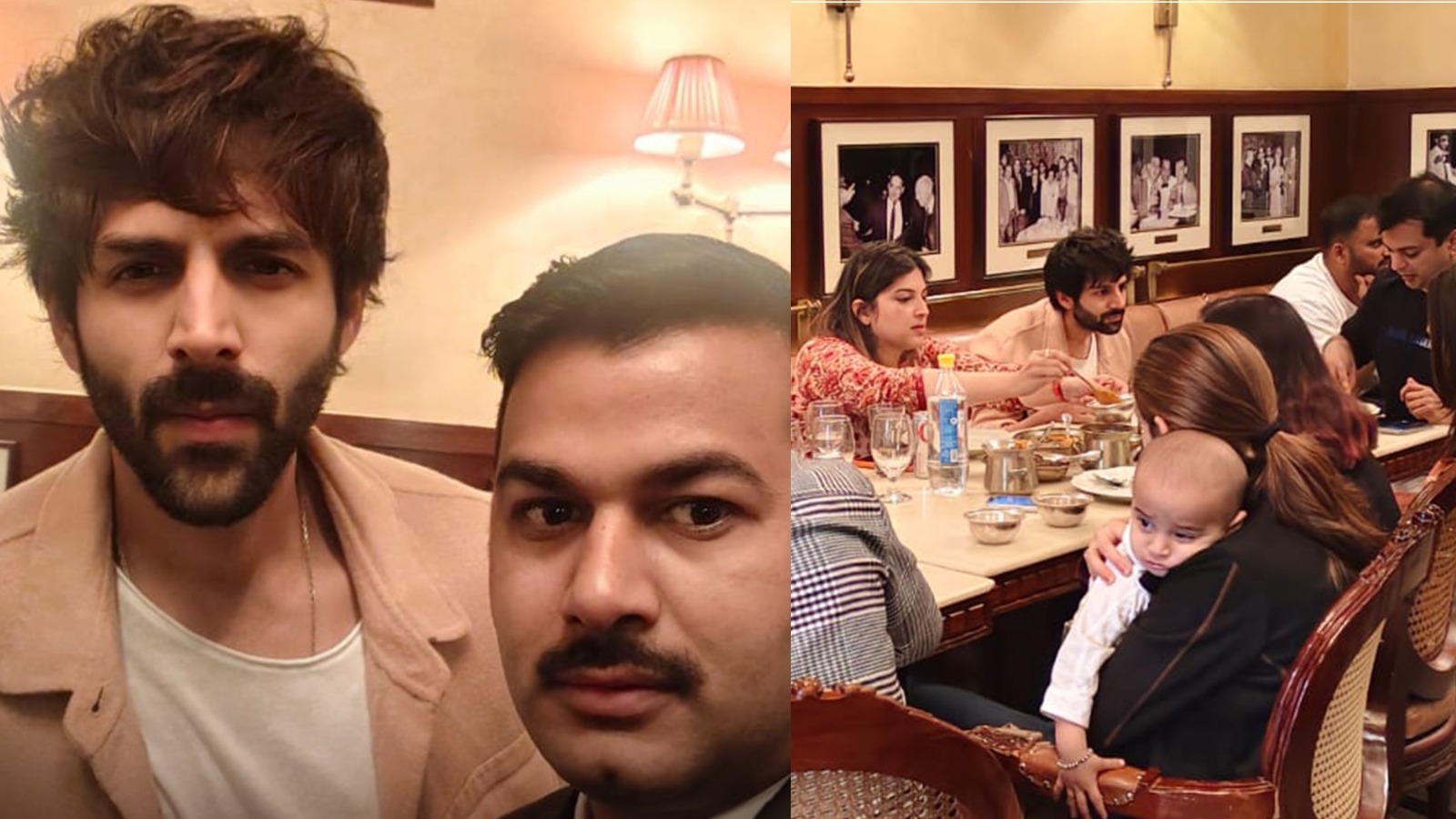 Kartik Aaryan Dines At Delhi's 86-Year-Old Kwality Restaurant, Famous For Its Choley Bhature