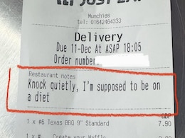 Food Delivery Rider Told To "Knock Quietly" As Customer Is "On A Diet", Old Note Goes Viral Again
