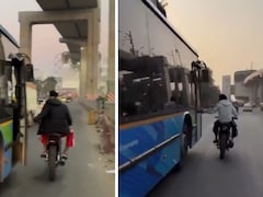 Delhi Biker Opens Doors Of Moving Buses For Reels. His Arrest Is Now Viral