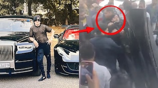 Exclusive: कानपुर में लैम्बॉर्गिनी सड़क हादसे के आरोपी शिवम वर्मा का नया VIDEO, बाउंसर गोद में उठाकर भागे