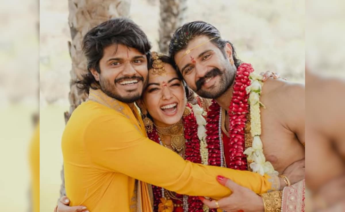 Vijay Deverakonda's Brother Anand Deverakonda Welcomes "Vadina" Rashmika Mandanna Into Their Family