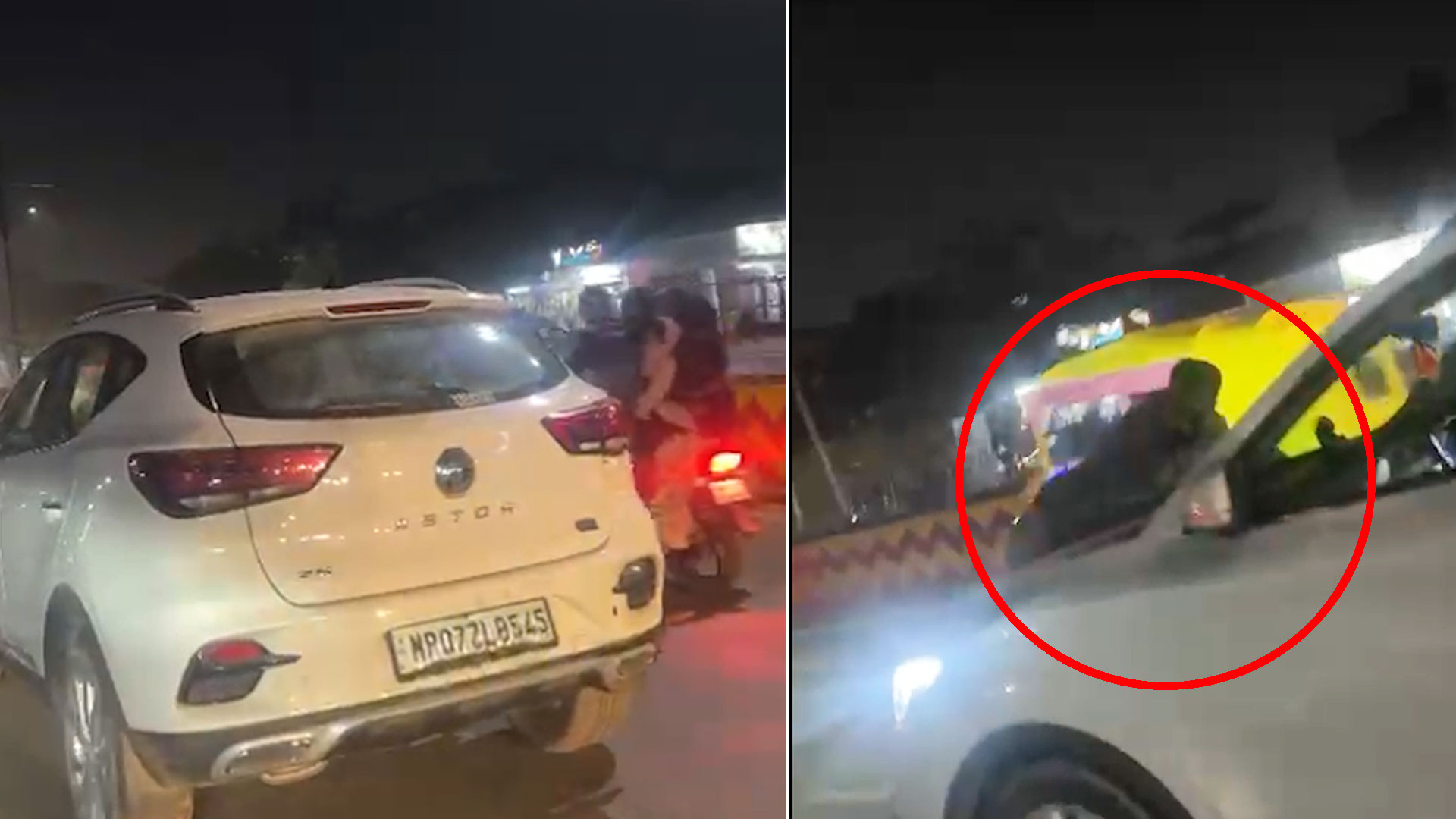 Video: Retired Army Officer On Bonnet, Man Drives For A Km After Road Rage