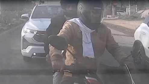On Camera, Innova Crushes Biker At Red Light On Faridabad-Gurugram Road