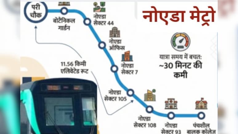 नोएडा मेट्रो का नया रूट, बनेंगे ये 8 नए स्टेशन, परी चौक, एमिटी यूनिवर्सिटी और ग्रेटर नोएडा एक्सप्रेसवे तक बल्ले-बल्ले
