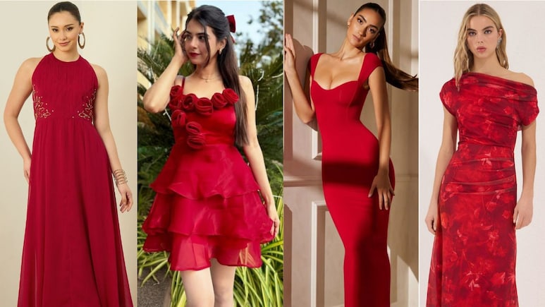 Valentine's Date के लिए खरीदें ये खूबसूरत ट्रेंडी Red Dress, आपका लुक देख तारीफ करते नहीं थकेंगे आपके पार्टनर