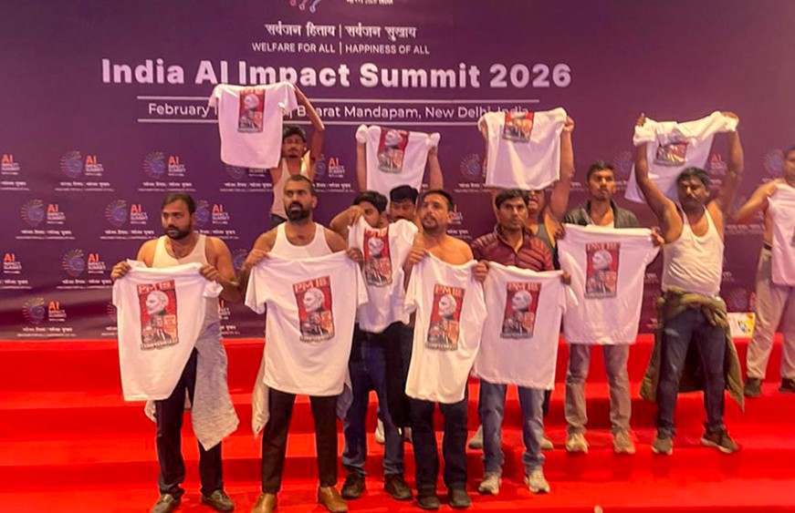 AI समिट के दौरान प्रदर्शन करने वाले कांग्रेस कार्यकर्ताओं पर गैर जमानती धाराओं में FIR दर्ज, फरार की तलाश जारी