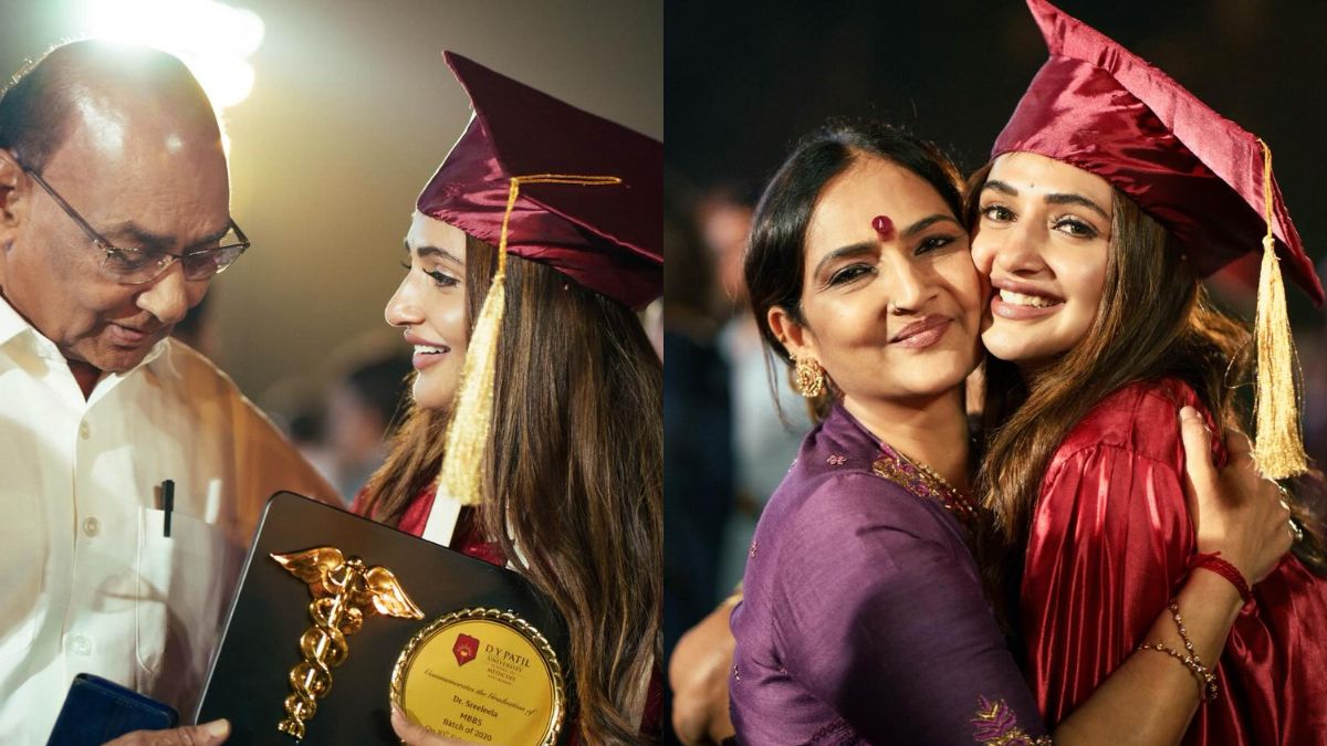 Sreeleela Re-Introduces Herself As 'Doctor' After Receiving MBBS Degree: "Your Girl Kept Her Promise"