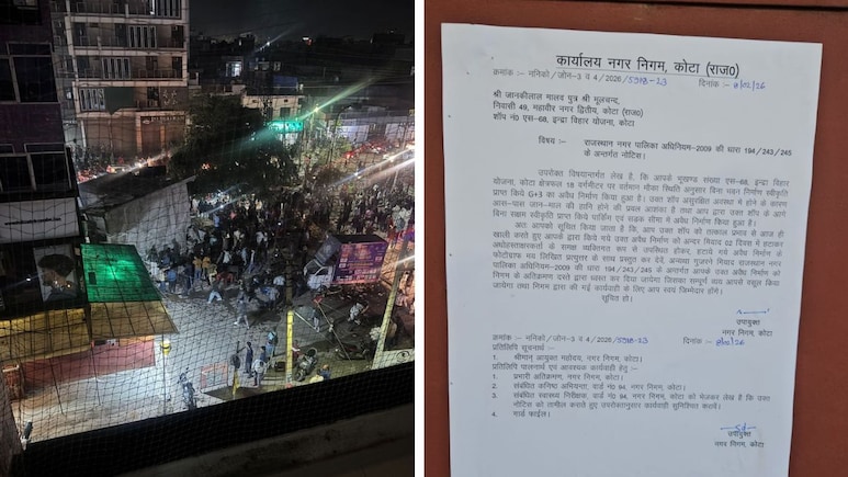 कोटा नगर निगम का एक्शन, 5 प्रतिष्ठानों पर नोटिस चस्पा; 2 दिन में अतिक्रमण नहीं हटाया तो चलेगा बुलडोजर