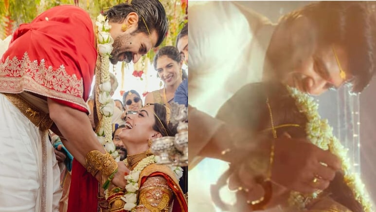 Rashmika Mandanna And Vijay Deverakonda Recreate <i>Geetha Govindam</i> Moment At Their Wedding. See Pics