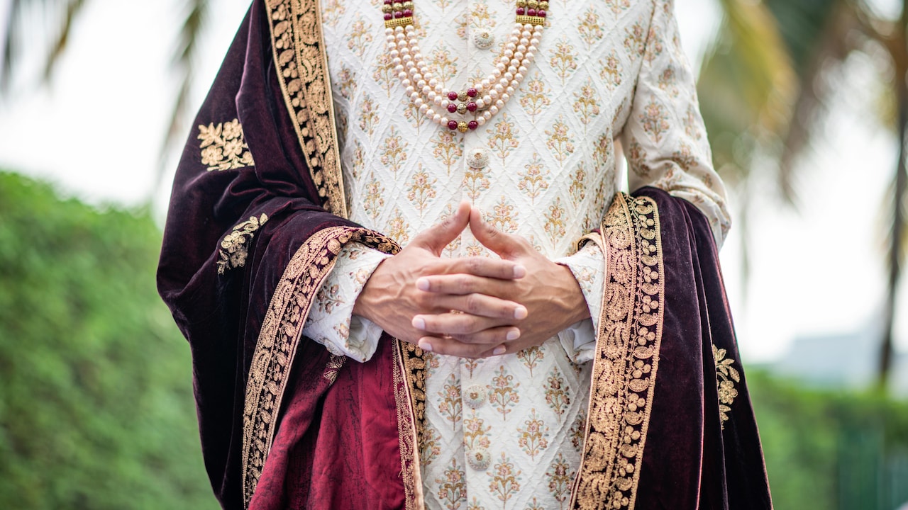 Look Like Royalty In A Lightweight Sherwani That Balances Grandeur With Physical Comfort