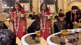 Bride And Groom Serve Food To Catering Staff At Their Wedding, Viral Video Wins The Internet