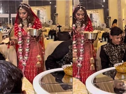 Bride And Groom Serve Food To Catering Staff At Their Wedding, Viral Video Wins The Internet