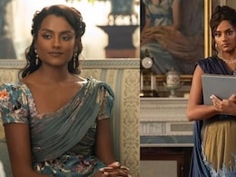 Simone Ashley's Saree With A Twist In <i>Bridgerton 4</i> Goes Viral, Internet Calls Her 'Queen'