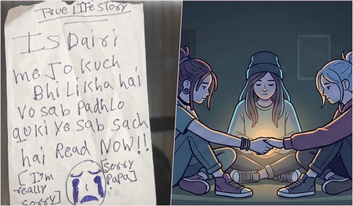 पापा सॉरी, डायरी पढ़ लीजिए... लिखा और लगा दी 9वीं मंजिल से छलांग, गाजियाबाद में 3 बहनों ने किया सुसाइड