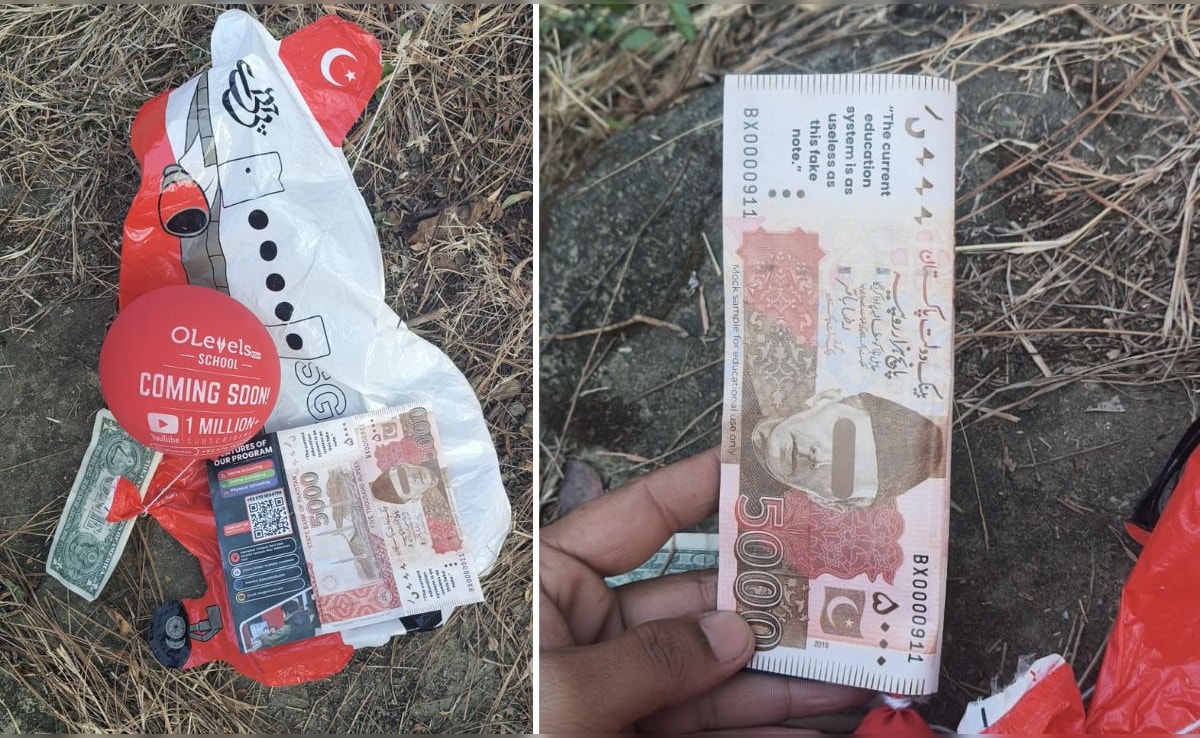 जम्मू में LoC के पास मिले पाकिस्तानी गुब्बारे, साथ में बंधे थे अमेरिकी डॉलर और पाकिस्तान के कई नोट