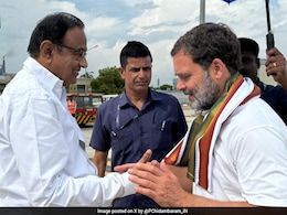 P Chidambaram Dodges Question On Trump, Rahul Gandhi's 'Dead Economy' Remark