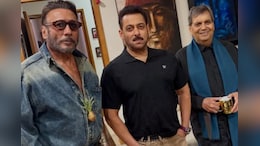 Salman Khan Joins Jackie Shroff's Intimate Birthday Celebrations With Subhash Ghai