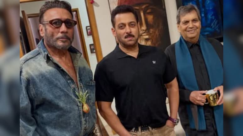 Salman Khan Joins Jackie Shroff's Intimate Birthday Celebrations With Subhash Ghai