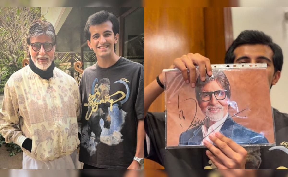 Watch: Lucky Fan Meeting Amitabh Bachchan After His Sunday Darshan Goes Viral