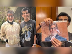 Watch: Lucky Fan Meeting Amitabh Bachchan After His Sunday Darshan Goes Viral