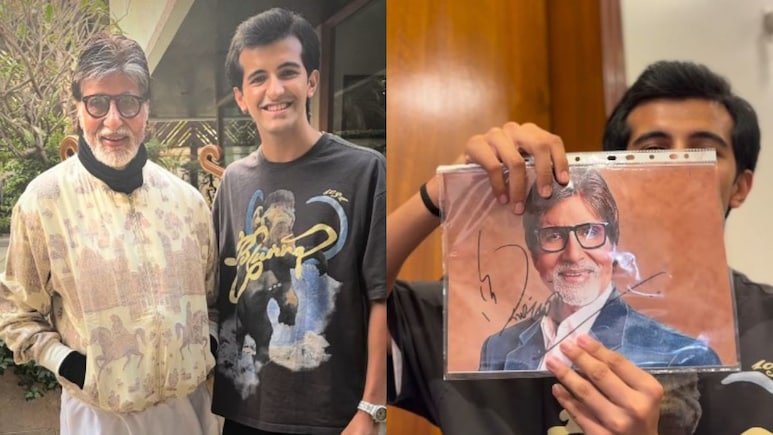 Watch: Lucky Fan Meeting Amitabh Bachchan After His Sunday <i>Darshan</i> Goes Viral