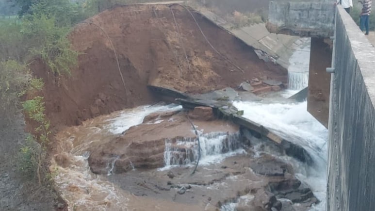 Bargi Dam Jabalpur: बरगी नहर टूटने से खेतों में भरा पानी, फसलों को भारी नुकसान
