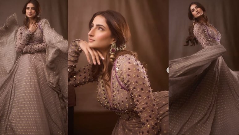 Palak Tiwari ने अनारकली सूट में ईयररिंग्स के साथ बिखेरा रॉयल चार्म, देसी अंदाज में लगाया Glamour का तड़का, देखें PHOTOS