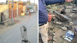 अजमेर में गैस सिलेंडर काटते समय धमाका, गोदाम से बाहर सड़क तक फैलीं लपटें, मची चीख-पुकार