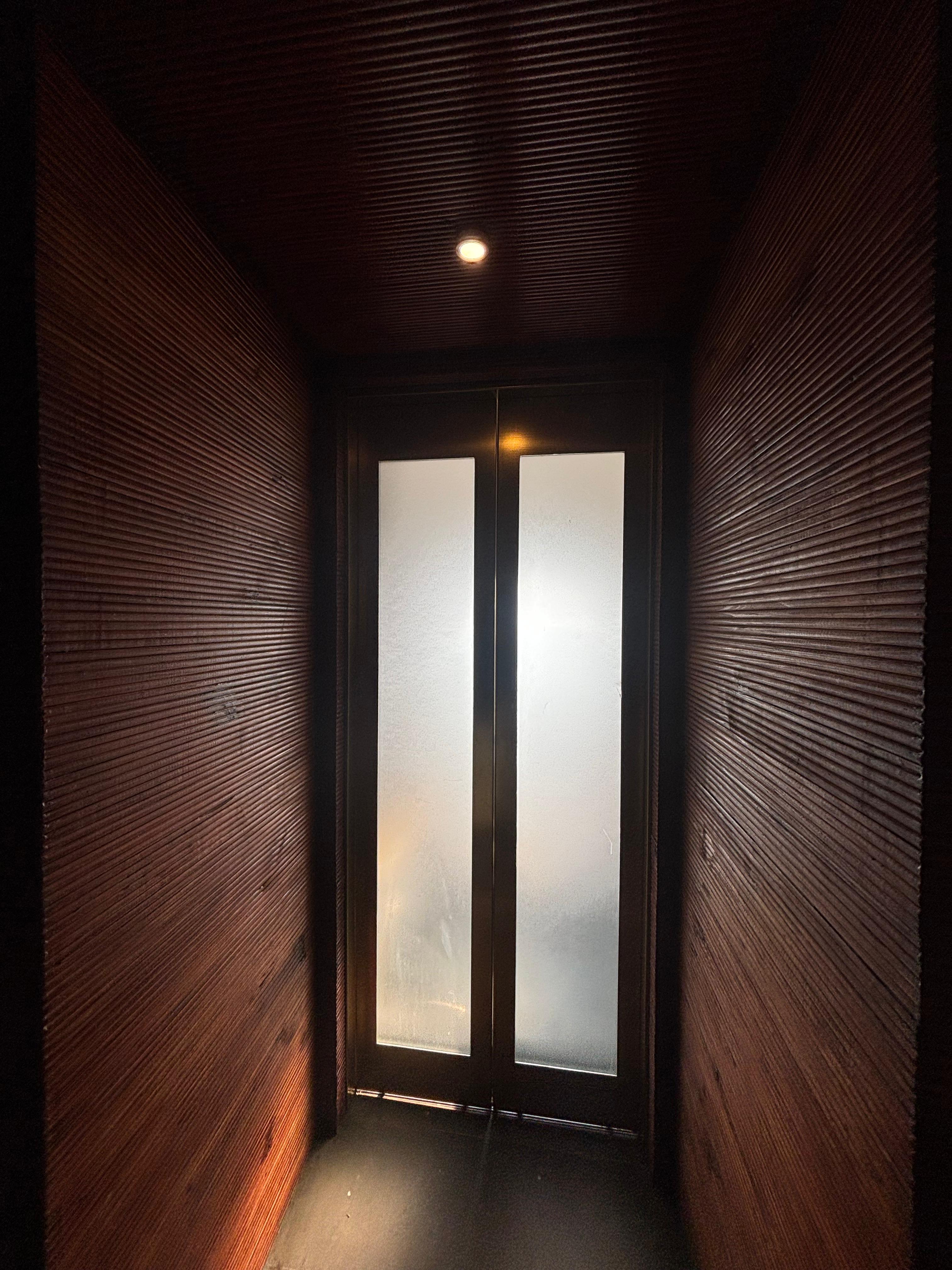 Inside one of Indias oldest lifts. Photo: Author