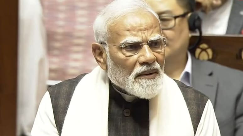 "Drowned In Liquor": PM Modi's Barb At AAP's Delhi Government In Rajya Sabha