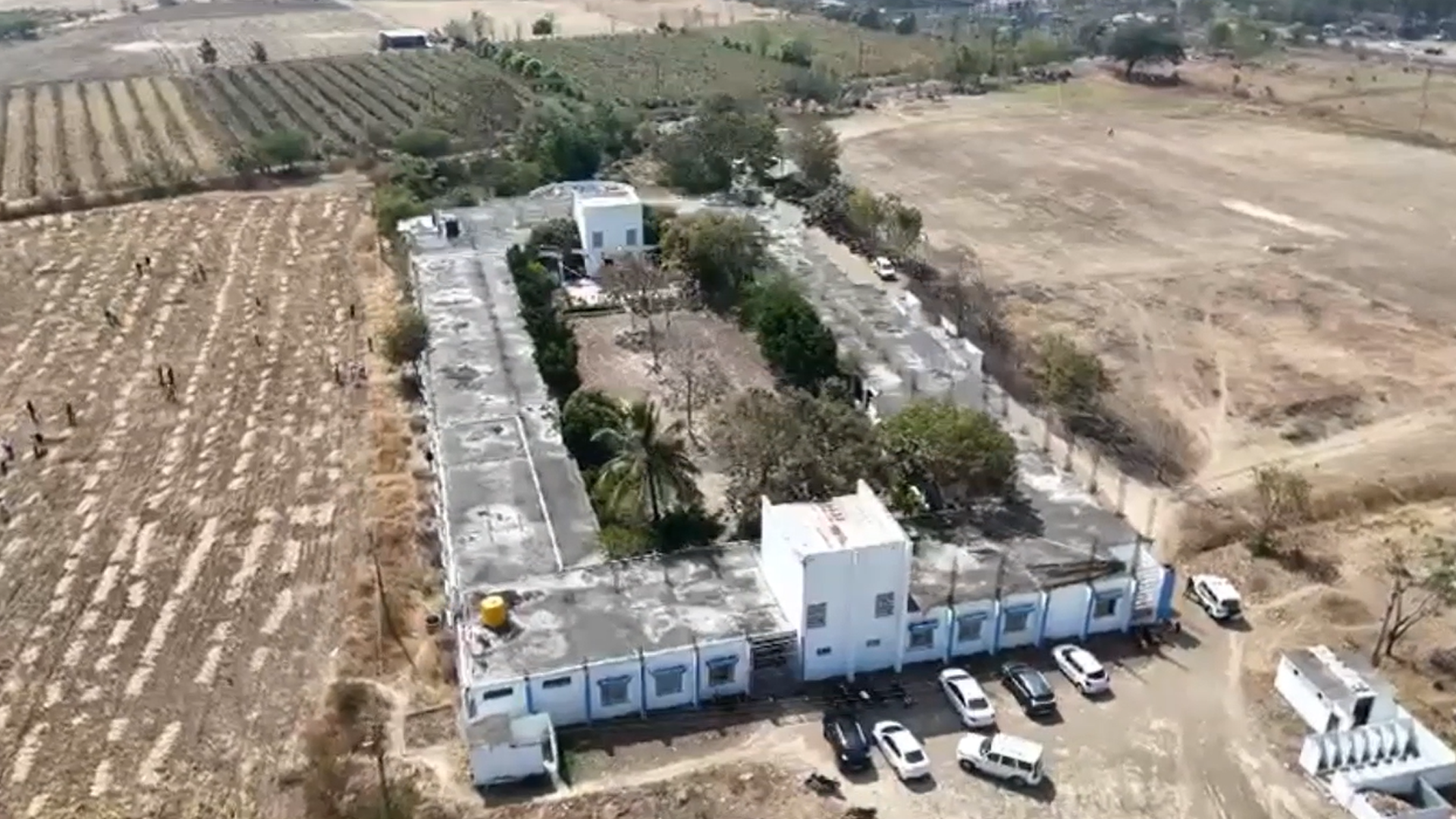 Caught On Drone Cam: Parents Pass Chits To Students During Exam In Maharashtra