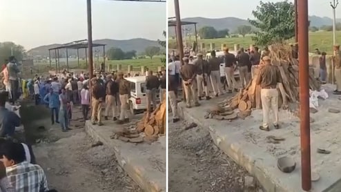 राजस्थान: युवक के अंतिम संस्कार की तैयारी में थे परिजन, चिता से शव उठा ले गई पुलिस