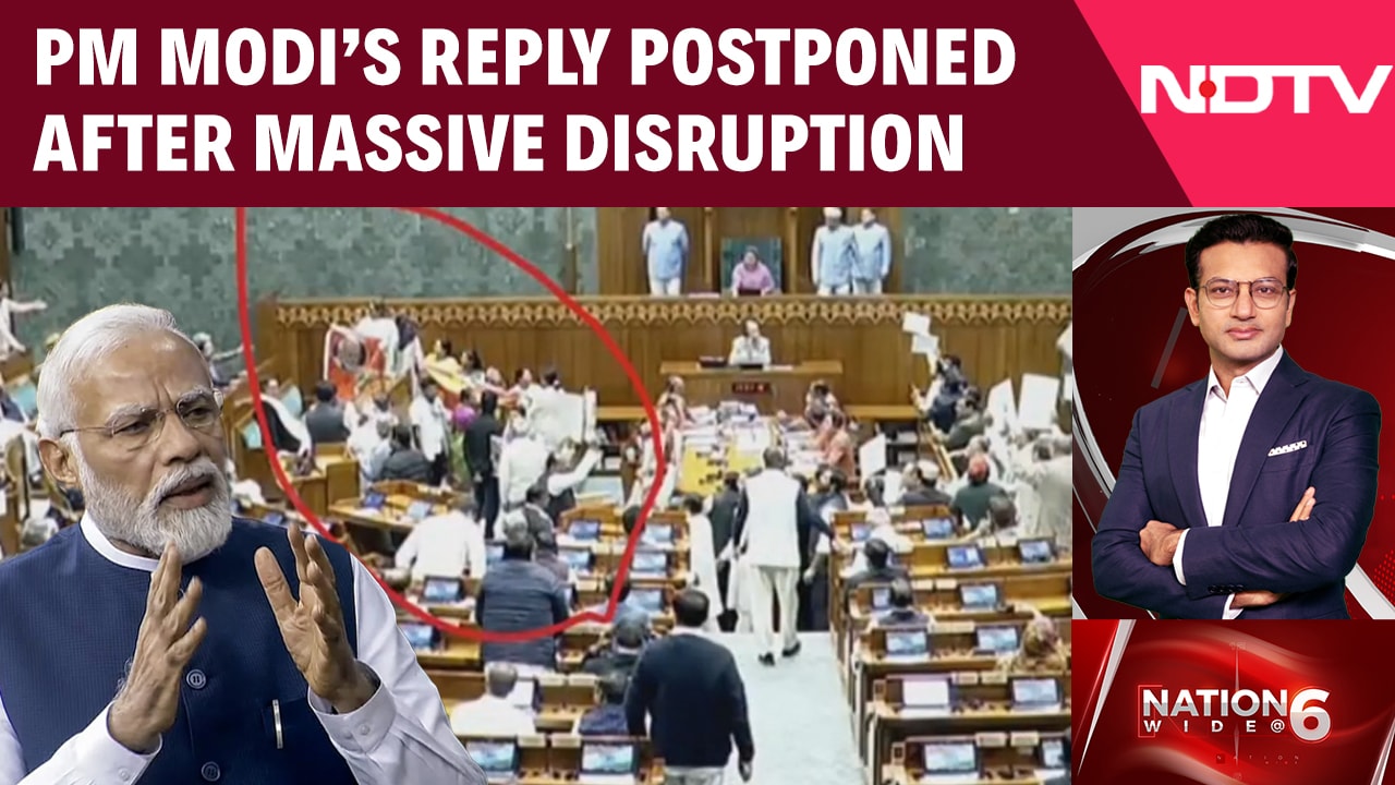 PM Modi's Speech Deferred as House Adjourned Amid Ruckus