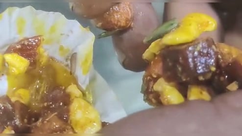 Holi 2026: बांसवाड़ा में म&zwj;िठाई की दुकान में रखे लड्डू में निकले कीड़े, खाद्य विभाग से श&zwj;िकायत