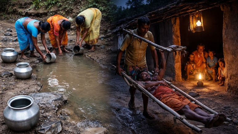 &lsquo;अमृत काल&rsquo; में भी बदहाली: &nbsp;झिरिया का गंदा पानी, अंधेरे में जिंदगी-संरक्षित जनजाति की चौंकाने वाली &nbsp;हकीकत&nbsp;