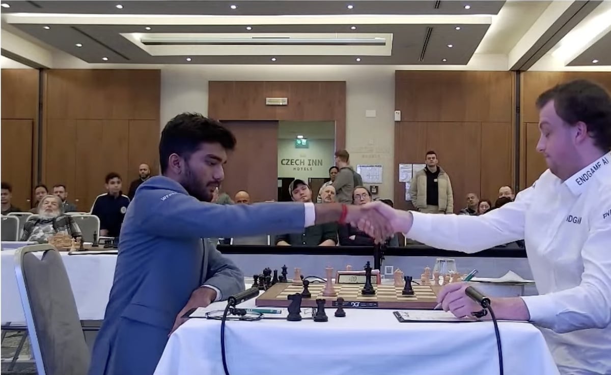 D Gukesh Draws With Hans Moke Niemann In Prague International Chess
