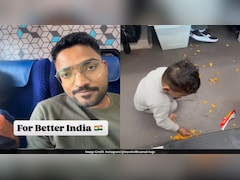 पिता ने 2 साल के बेटे को सिखाया सिविक सेंस, ट्रेन में करवाया ऐसा काम, Video देख भावुक हुए लोग