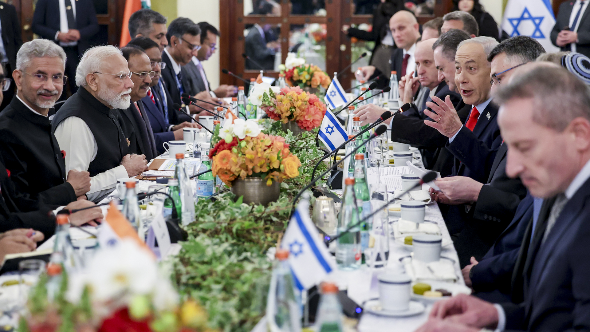 PM Modi, Netanyahu Hold Delegation-Level Talks In Jerusalem
