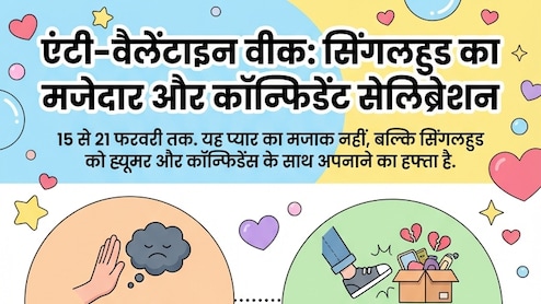 Anti-Valentine&rsquo;s Week 2026 कैलेंडर: किक डे से ब्रेकअप डे तक, जानें सभी 7 एंटी-लव डे की पूरी लिस्ट