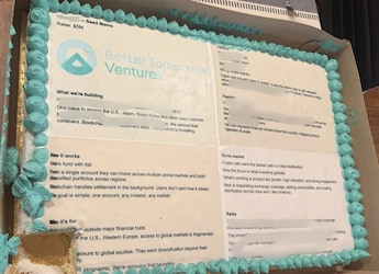 Startup Delivers Pitch To Venture Firm On Massive Cake To Secure Investment, Impresses Internet