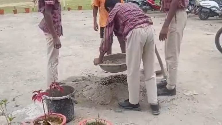 RTE छात्रों से कराई मजदूरी, DAB मुख्यमंत्री पब्लिक स्कूल पर गंभीर आरोप, जांच के लिए समिति गठित