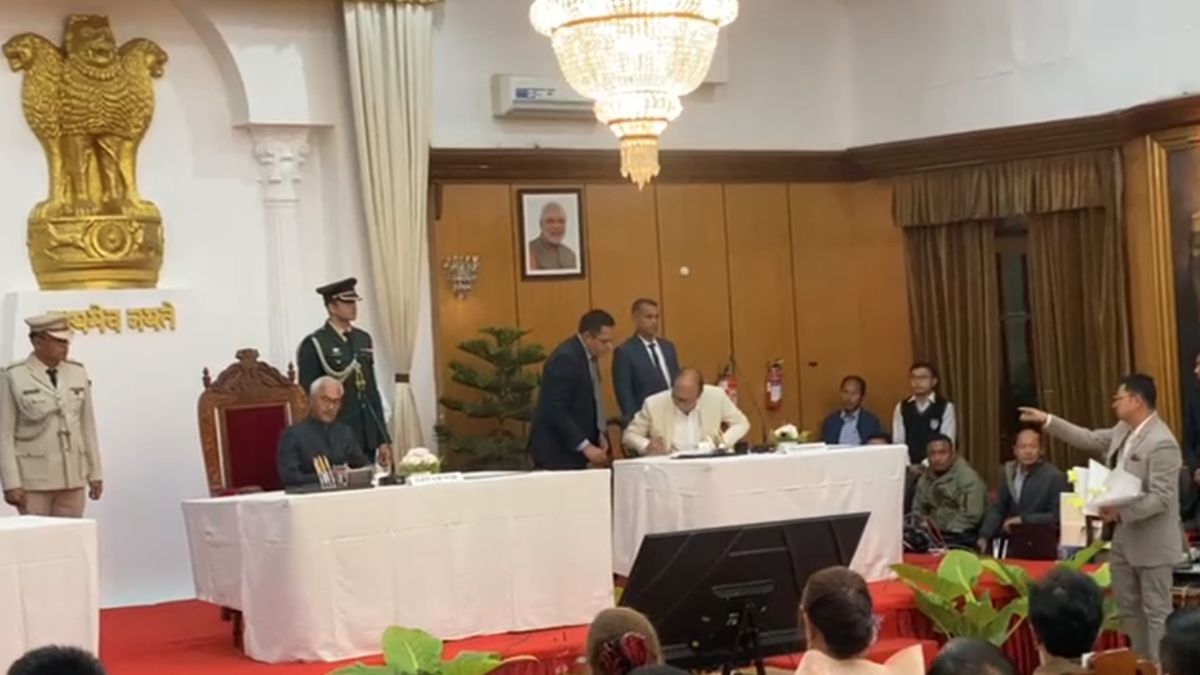 Yumnam Khemchand Singh Sworn In As Manipur Chief Minister, Gets 2 Deputies