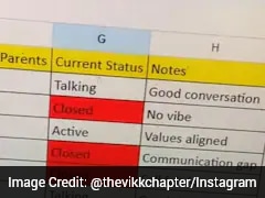 Pune Man Goes Viral For Using Excel Sheet To Track Arranged Marriage Matches