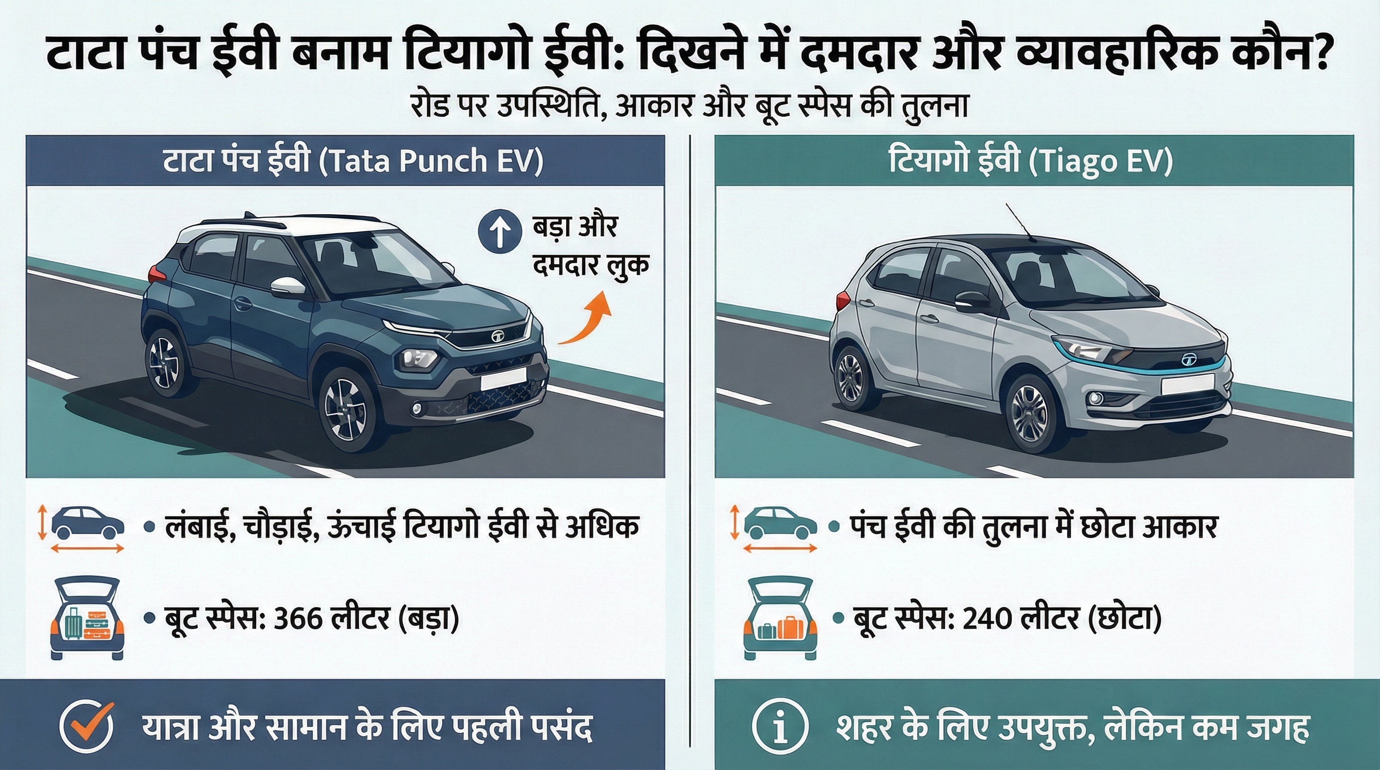 tata punch ev facelift vs tata tiago ev comparison tata punch ev facelift vs tata tiago ev comparison