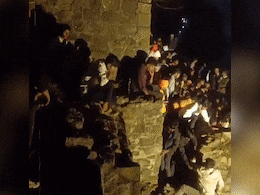 हजारों की भीड़,  अफरातफरी, कई श्रद्धालु घायल... पुणे के शिवनेरी किले में शिवजयंती पर भगदड़ जैसे हालत