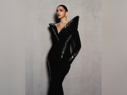 दीपिका पादुकोण के ऑल ब्&zwj;लैक लुक ने जीता दिल, डायमंड पर टिकी लोगों की नजरें, देखें Photos