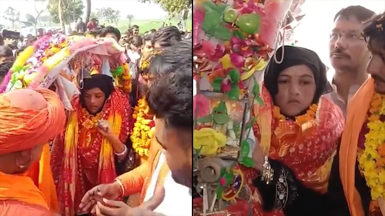 Maha Shivratri 2026: Burqa-Clad Woman Carries Shiva Kanwar From Haridwar To Sambhal, Wins Praise